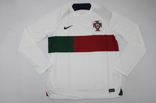 2022-23 Portugal away long sleeve soccer jerseys