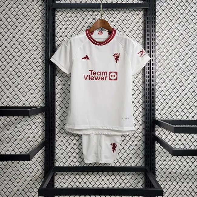 Manchester United 2023-24 kids soccer jerseys