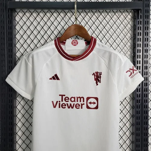 Manchester United 2023-24 kids soccer jerseys