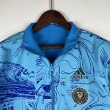 Inter Miami international Messi 2023-24 Trench Coat Reversible