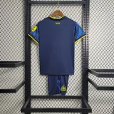 Newcastle 2023-24 third away kids soccer jerseys 