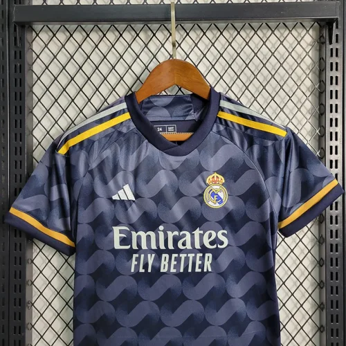 Real madrid 2023-24 Kids away soccer jerseys