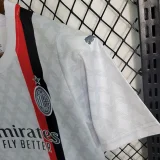AC Milan 2023-24 kids away soccer jerseys 
