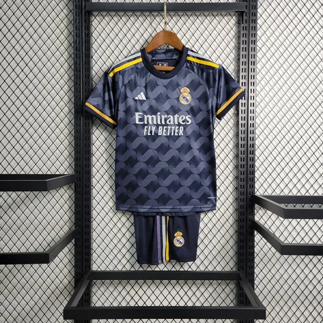Real madrid 2023-24 Kids away soccer jerseys