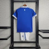 Everton 2023-24 home kids soccer jerseys 