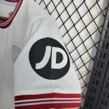  2023-24 West Ham United away game kids soccer jerseys 