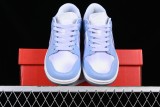 Nk Dunk Low  Blue Canvas  shoes