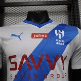 2023-24  Al Hilal Home Player version away soccer jersey