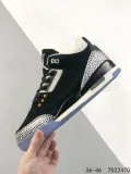AJ3 black 36-46 half size