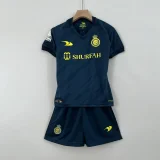 22-23 Saudi Al-Nassr away kids kit soccer jerseys
