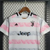 Juventus 2023-24 away kids soccer jerseys