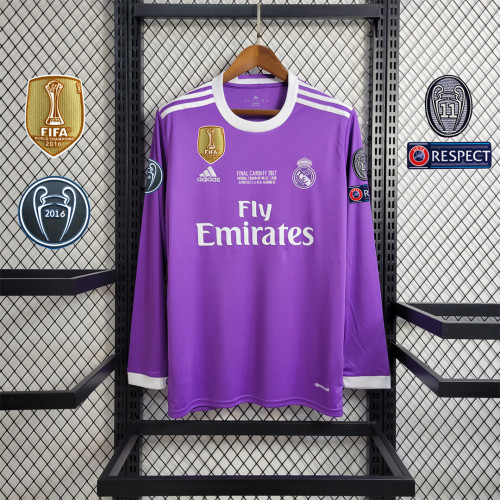 2016-17 Real Madrid away purple long sleeve