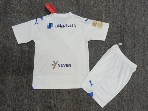 2023-24 Al Hilal Home away kids soccer jersey