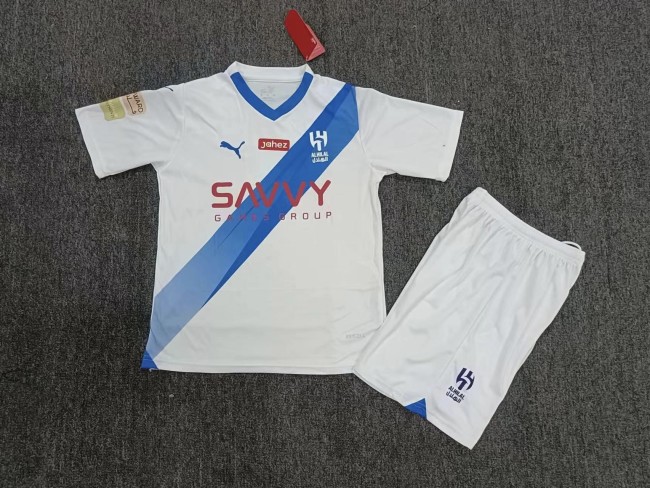 2023-24 Al Hilal Home away kids soccer jersey