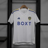 Leeds United 2023-24 home soccer jerseys