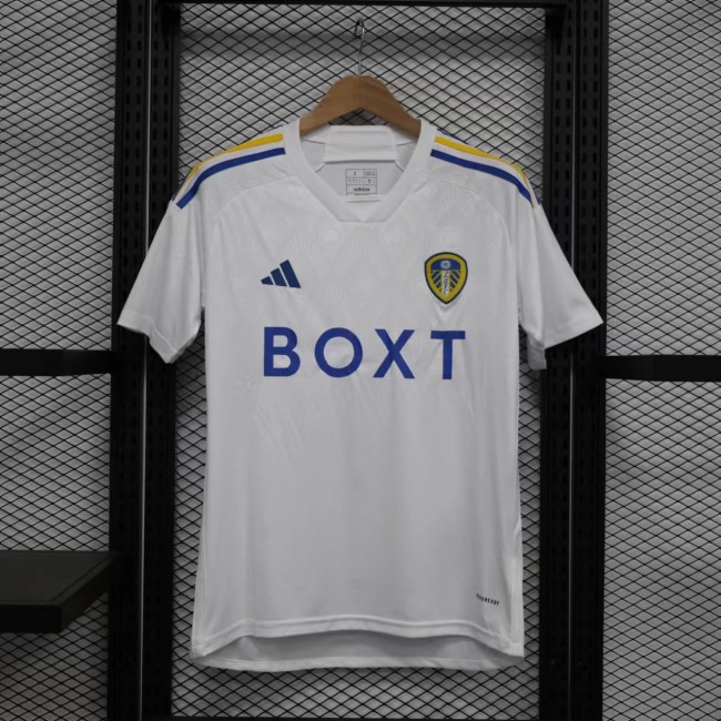 Leeds United 2023-24 home soccer jerseys