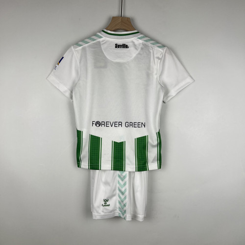2023-24 Kids Real Betis home soccer jerseys 