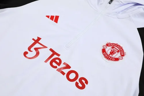 Manchester United 2023-24 long sleeve hooded sweatshirt training clothes