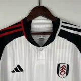 Fulham 2023-24 home version white soccer Jersey