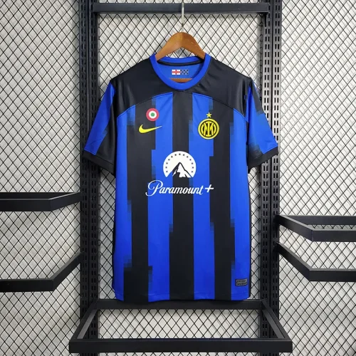 Inter Milan 2023-24 home soccer jerseys