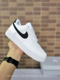 Nike air force toe leather low top sneakers