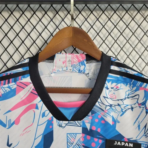 Japan 2022-23 anime white soccer jerseys 