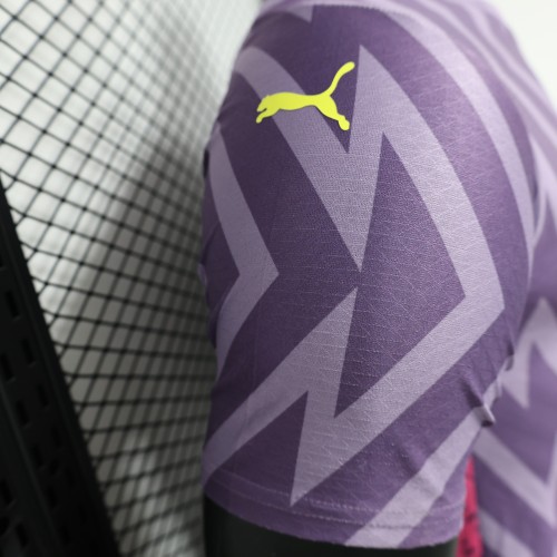 2023-24 manchester city Purple Goalkeeper player version soccer jerseys