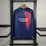paris saint germain 2023-24 Home Long Sleeve 