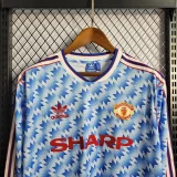 Manchester United 1990-92 away Long Sleeve