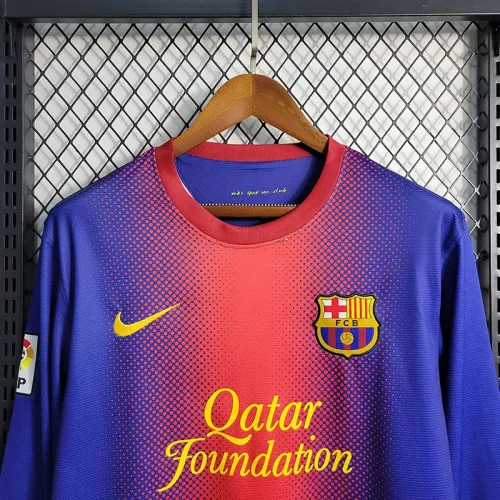 Barcelona 2012-13 home Retro long sleeve