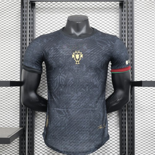 2023-24 Portogal black training player version soccer jerseys