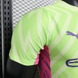 2023-24 Manchester City fluorescent green player version training