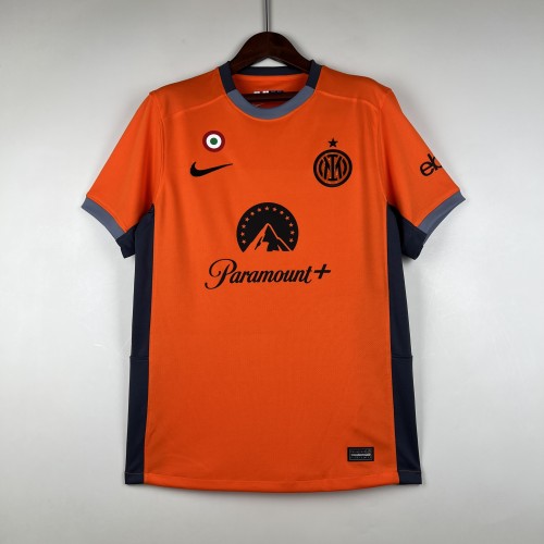 Inter Milan 2023-24 Orange soccer jerseys