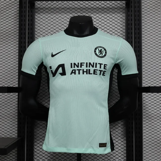 2023-24 chelsea third green player version jersey