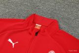 2023-24 AC Milan Red Half Zipper Jacket +Pants