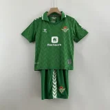 2023-24 Betis away green kids kit