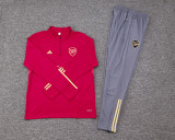2023-24 Arsenal Gray Half Zipper tracksuits