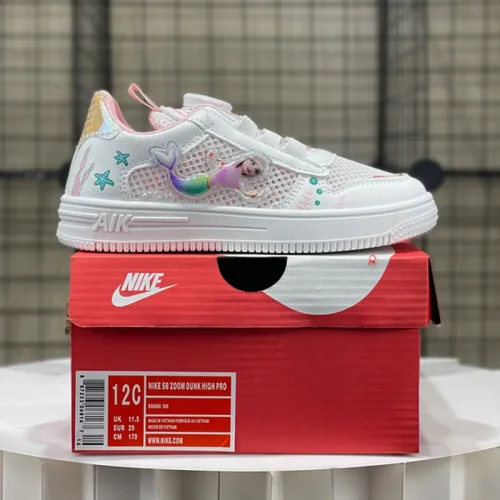 2023 Air Jordan new mermaid rotating button mesh shoes