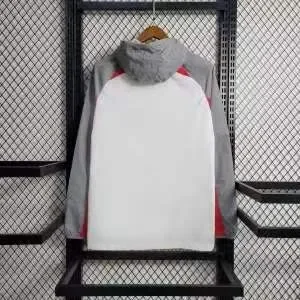 2023-24 Liverpool white and gray windbreaker