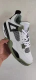 Air Jordan 4 white/dark gray 