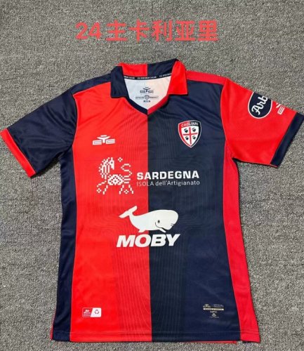 2023-24 cagliari home soccer jersey