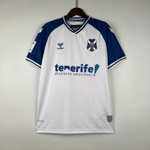 2023-24 Tenerife home soccer jersey