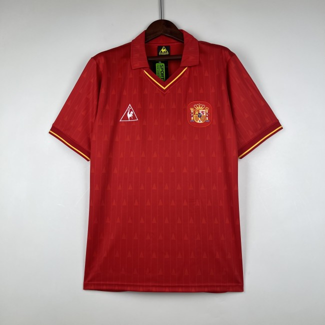 1988-91 Spain home retro jersey