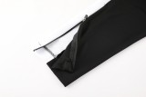 2023 Newcastle 01 black half pull suit