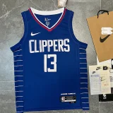 NBA Clippers blue logo model jerseys