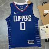 NBA Clippers blue logo model jerseys