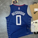 NBA Clippers blue logo model jerseys