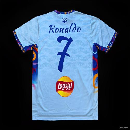 2023-24 Al-Nassr Ronaldo Blue ALL Stars Special Jersey