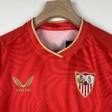 2023-24 Kids Sevilla Away Red Jersey