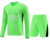 Real Madrid 2023-24 Green long sleeve goalkeeper kit